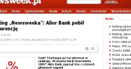 W poniedziałek – ranking Newsweeka W poniedziałek – ranking Newsweeka